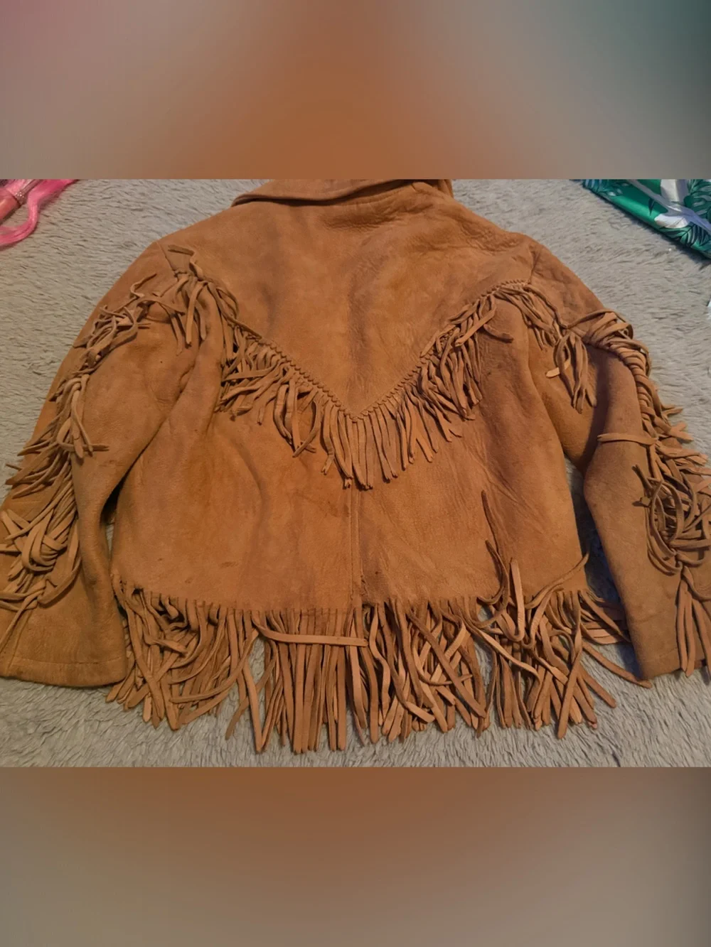 VTG 50s/60s K-Bar-Z Ranchwear (Suede & Leather Experts) Fringe Jacket Kid Size 8